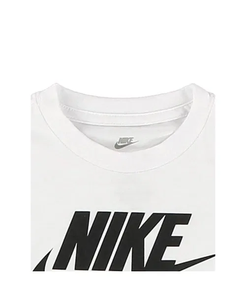 Детская футболка NIKE с логотипом чёрная — фото 4