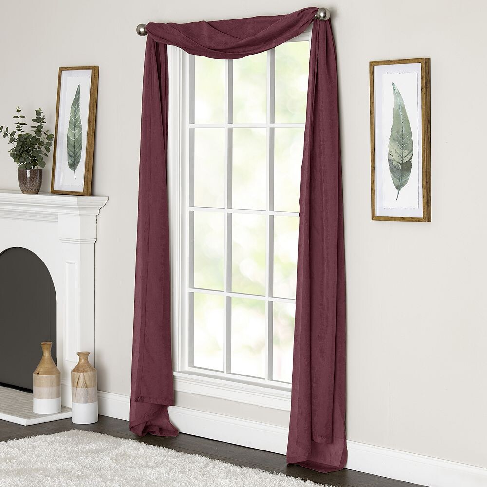 

Миллер Шторы Престон Оконный Шарф Miller Curtains, цвет Merlot