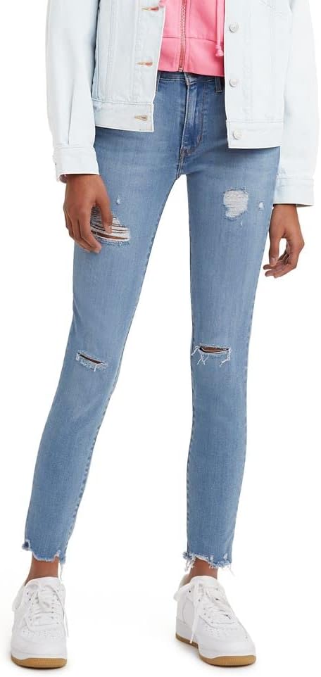 

Женские джинсы скинни Levi's 721 с высокой талией, Medium Indigo Worn In
