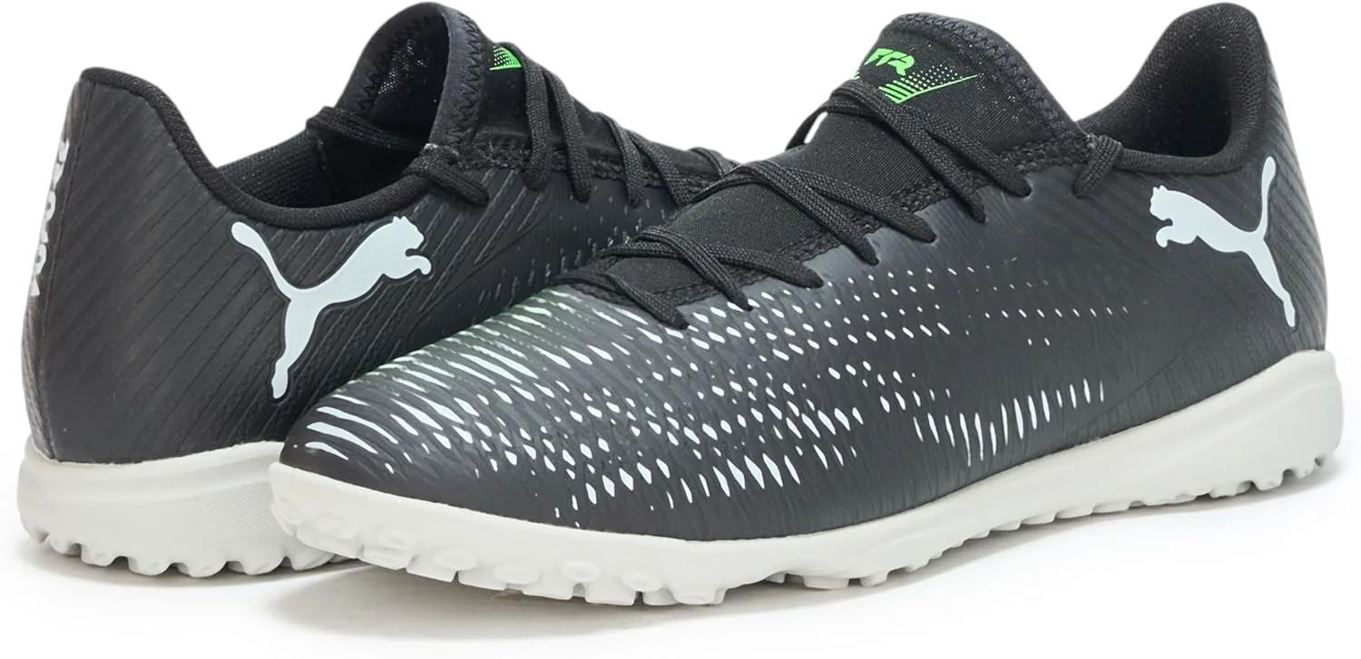 Футбольные бутсы Puma Men's Future 8 Play Turf Trainer, черный/светло-серый/зеленый — фото 3