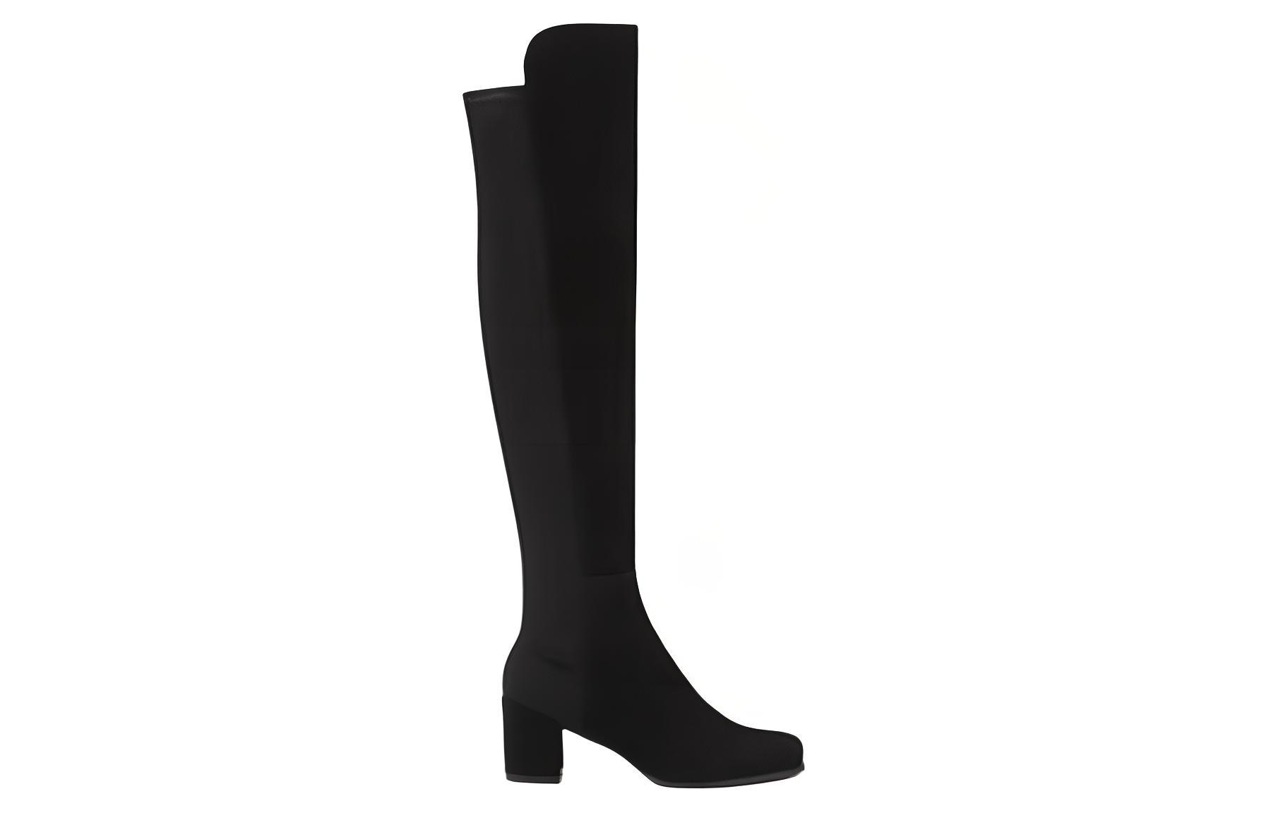 SW Ботфорты до колена 6,5 см Женские Черные Stuart Weitzman — фото 3