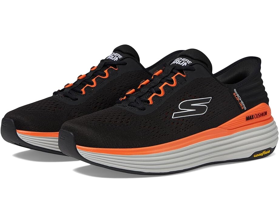 

Кроссовки SKECHERS Skechers Hands Free Slip-ins Max Cushioning Suspension- Linear Focus, цвет Black/Orange, Черный, Кроссовки SKECHERS Skechers Hands Free Slip-ins Max Cushioning Suspension- Linear Focus, цвет Black/Orange