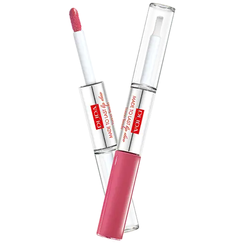 

Водостойкая помада 016 ярко-розовая Pupa Made To Last Lip Duo, 2х4 мл