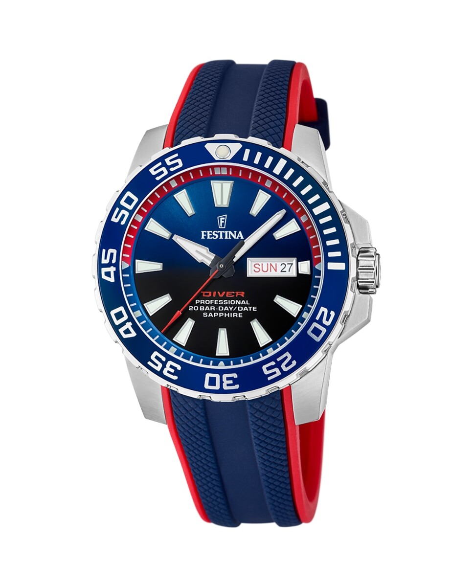 

F20662/1 The Originals Синие резиновые мужские часы Festina, синий