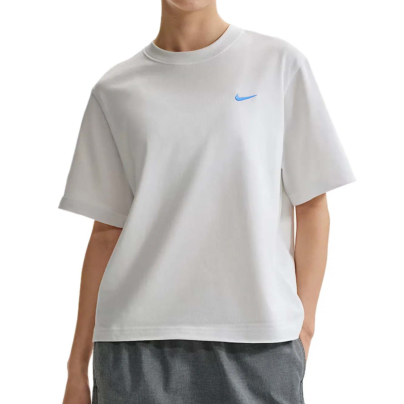 Женская футболка Sportswear с опущенным плечом Nike, Mountain Peak White