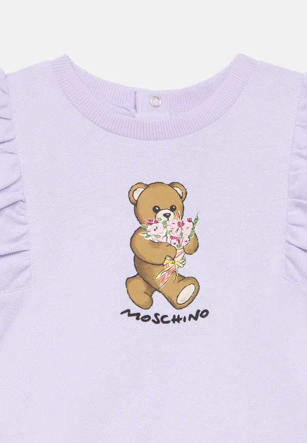 Детское платье в подарочной коробке, повседневное платье Moschino, Pastel Lilac — фото 4