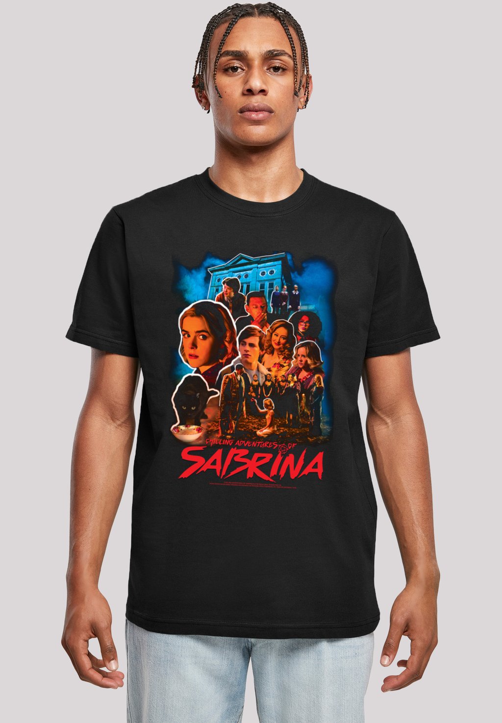 

Футболка с принтом CHILLING ADVENTURES OF SABRINA HOMAGE F4NT4STIC, черный