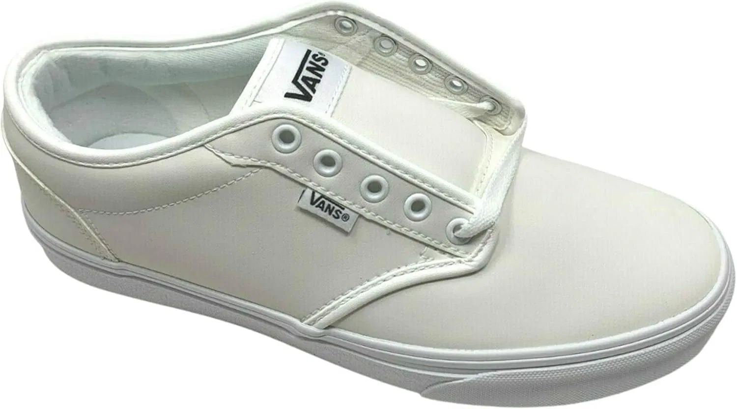 Кроссовки Vans Atwood (кожа) Truewht/Truewht белого цвета, мужские