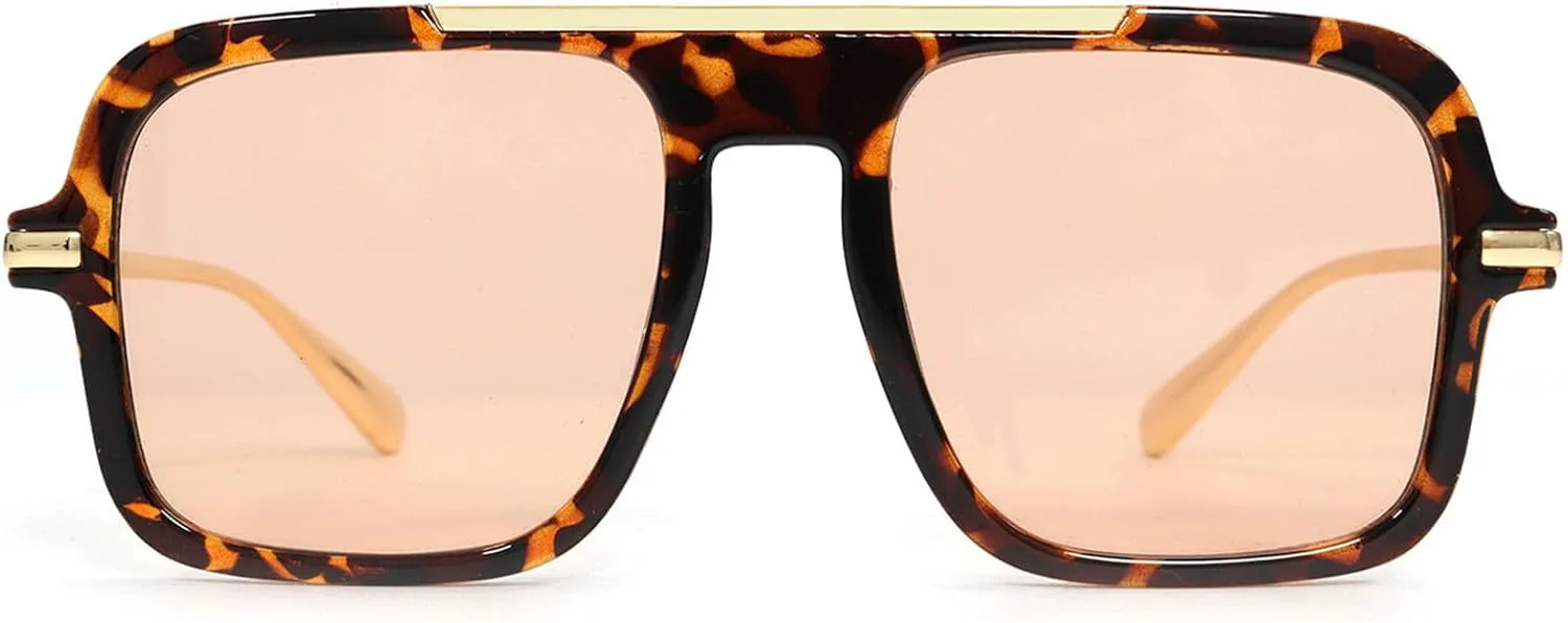 

Солнцезащитные очки Willochra Pilot для женщин и мужчин, большие, классические, в стиле 70-х, винтажные, модные, квадратные, с защитой от УФ-излучения UV400, C3