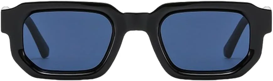 

Модные синие солнцезащитные очки для женщин и мужчин в стиле ретро с роскошными линзами, солнцезащитные очки с защитой от УФ-излучения UV400 TYUVIVO, Transparent Grey