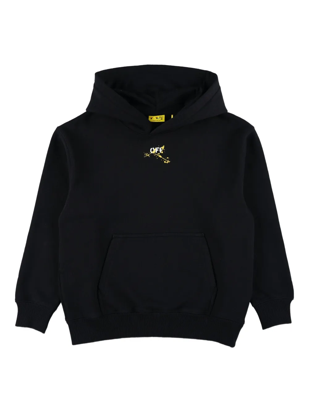 

Худи с логотипом OFF-WHITE KIDS, черный