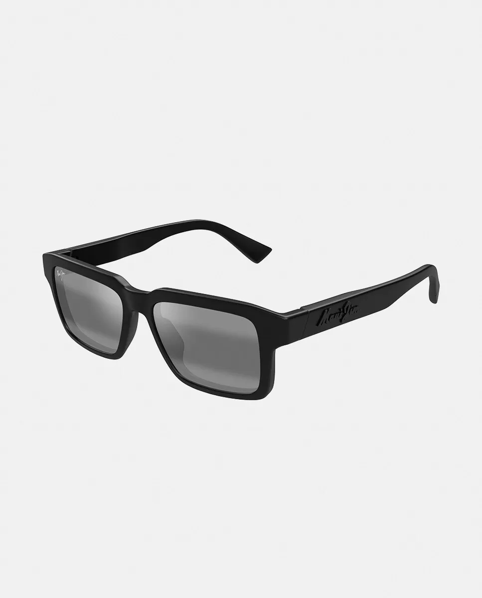 

Прямоугольные мужские солнцезащитные очки MAUI JIM, черный