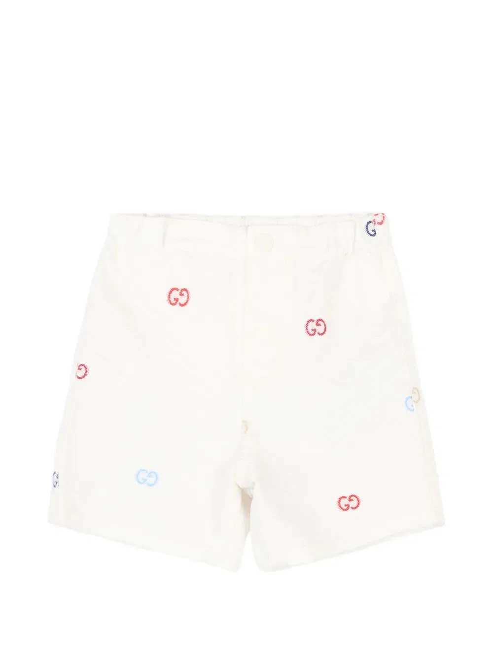 Шорты с логотипом Gucci Kids, белый