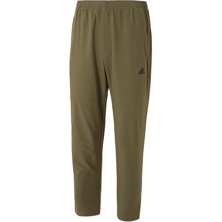 

Adidas SS25 Спортивные трикотажные брюки мужские olive green