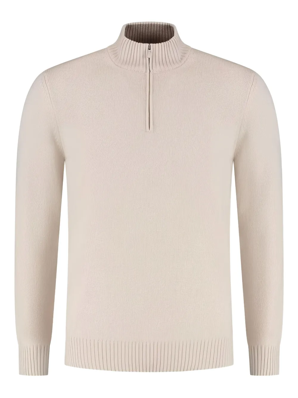 

Свитер с высоким воротником и молнией до середины Gran Sasso, нейтральный