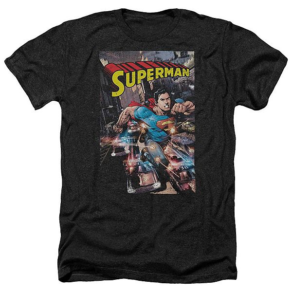 

Футболка adult heather с принтом Superman Licensed Character