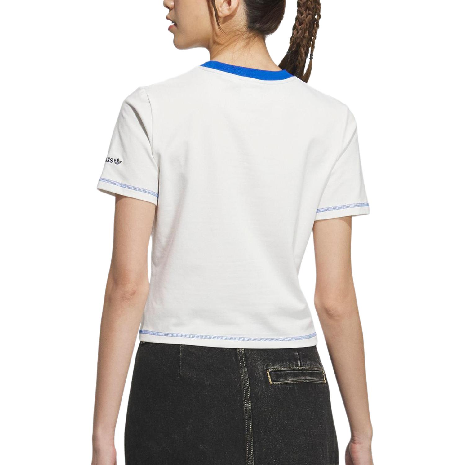 Adidas Originals Футболка Sportlife SS25 женская белая — фото 4