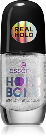 

Лак для ногтей с голографическим эффектом essence HOLO BOMB, 01 - Ridin' Holo 11 ml