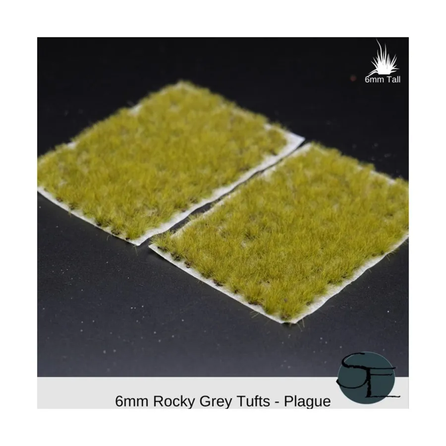 

Plague Rocky Grey — естественный макет, Standard Self-Adhesive Tufts (6mm)