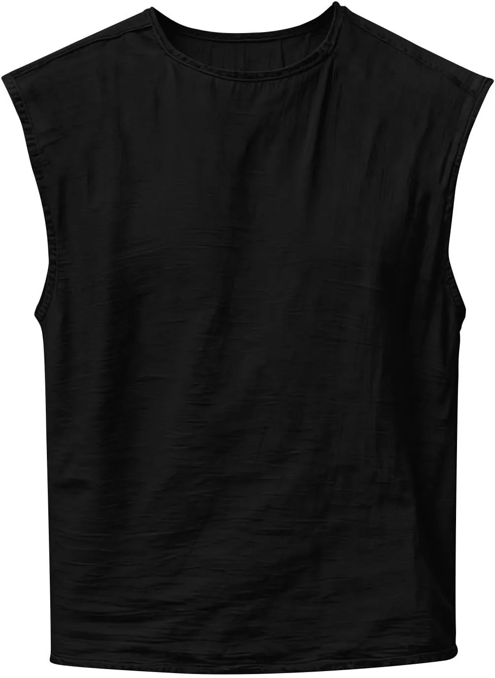 Мужская майка Cotton Linen, безрукавка, свободная — фото 4