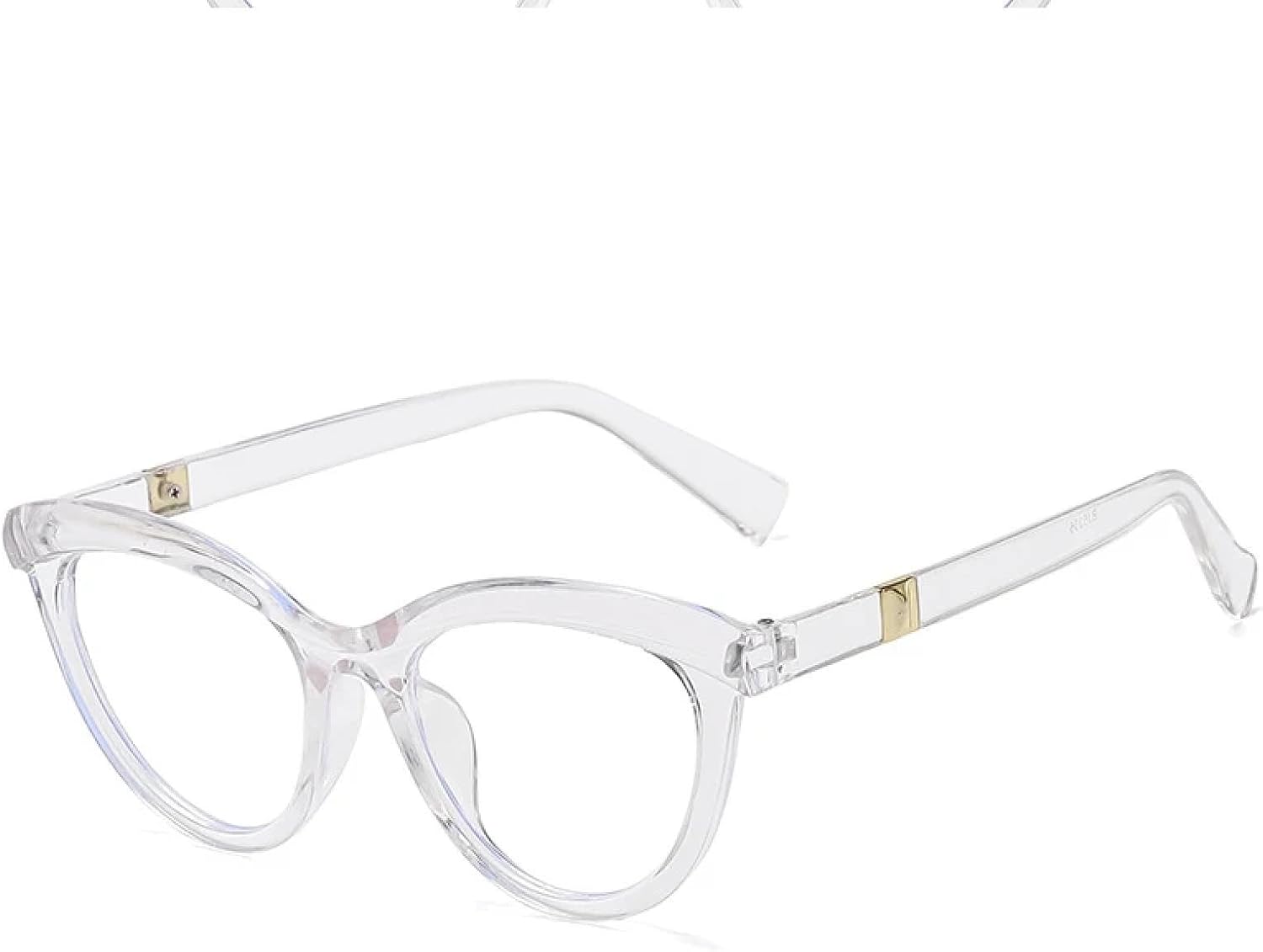 

Модные солнцезащитные очки «кошачий глаз» для женщин и мужчин, премиальные классические летние солнцезащитные очки для путешествий с защитой от УФ-излучения UV400 TKKTLLT, Clear Clear