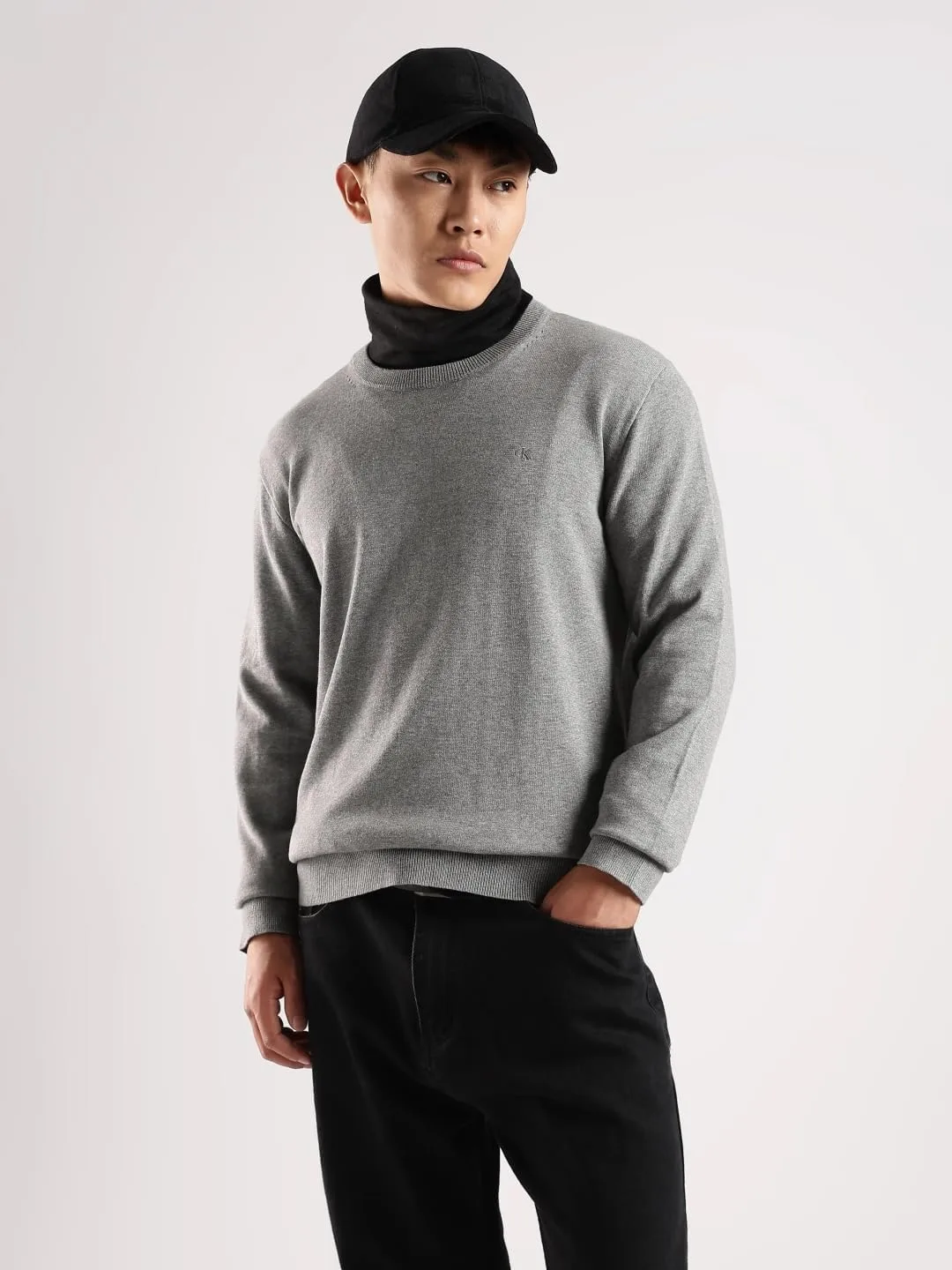 Calvin Knit Campus Crew Neck Cotton CK Golf Sweater Calvin Klein — фото 2