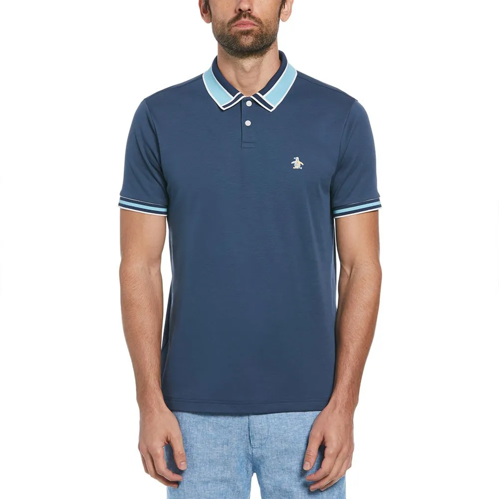 

Поло Original Penguin Organic Novelty Collar, синий