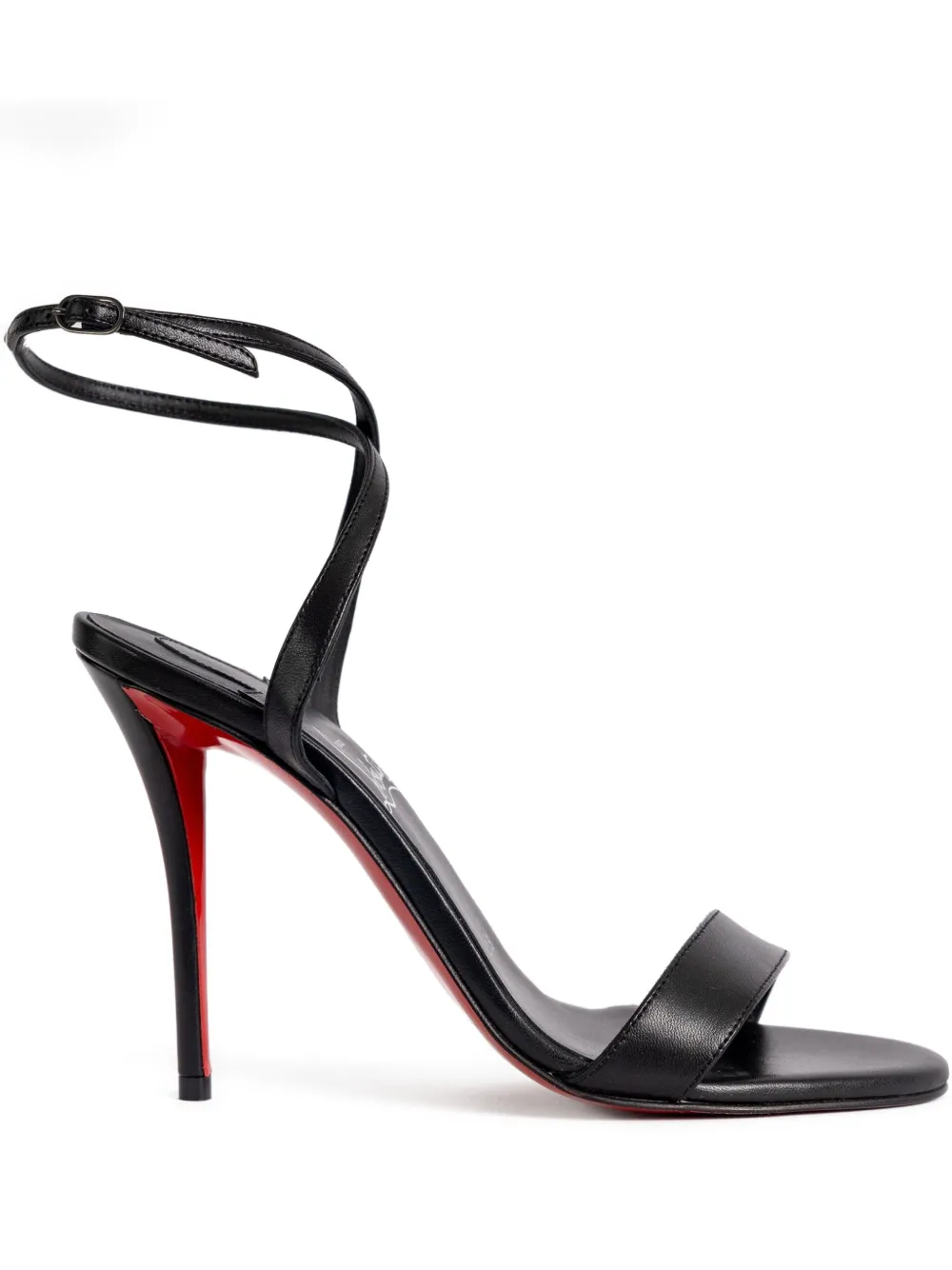 Босоножки Miss Z 100 с ремешком на щиколотке Christian Louboutin, черный