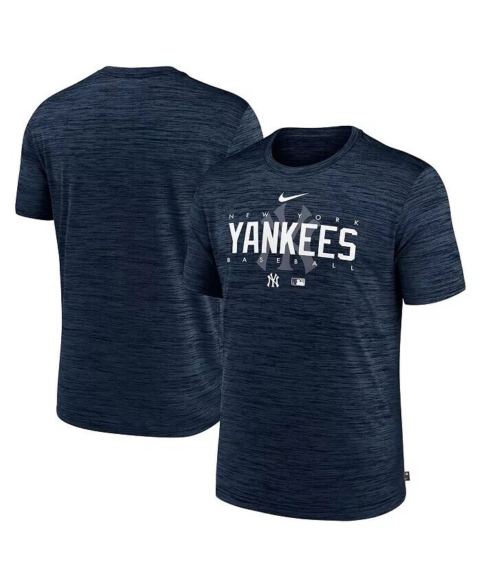 

Мужская темно-синяя футболка New York Yankees Authentic Collection Velocity Performance Practice Practice Nike