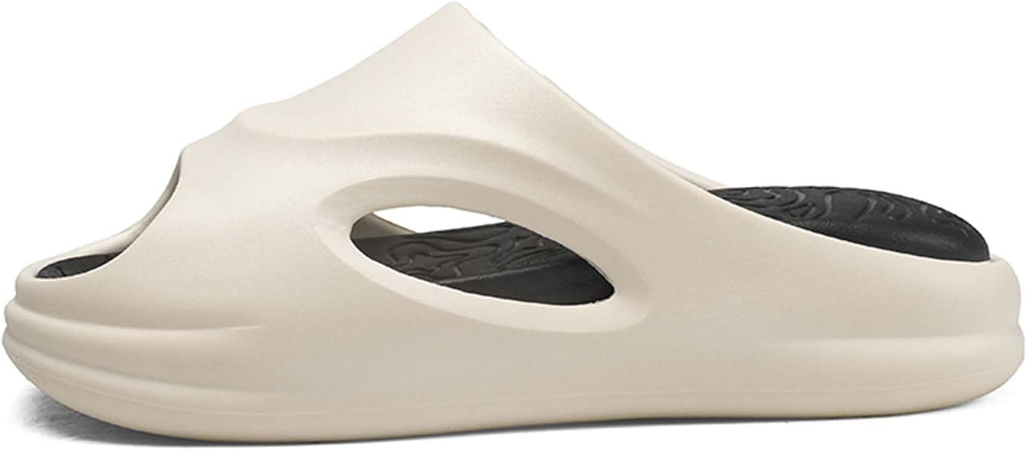 

Мужские и женские легкие домашние и тапочки с прямой подошвой, быстро сохнущие, противоскользящие, с открытым носком, для душа из EVA Generic, белый/черный