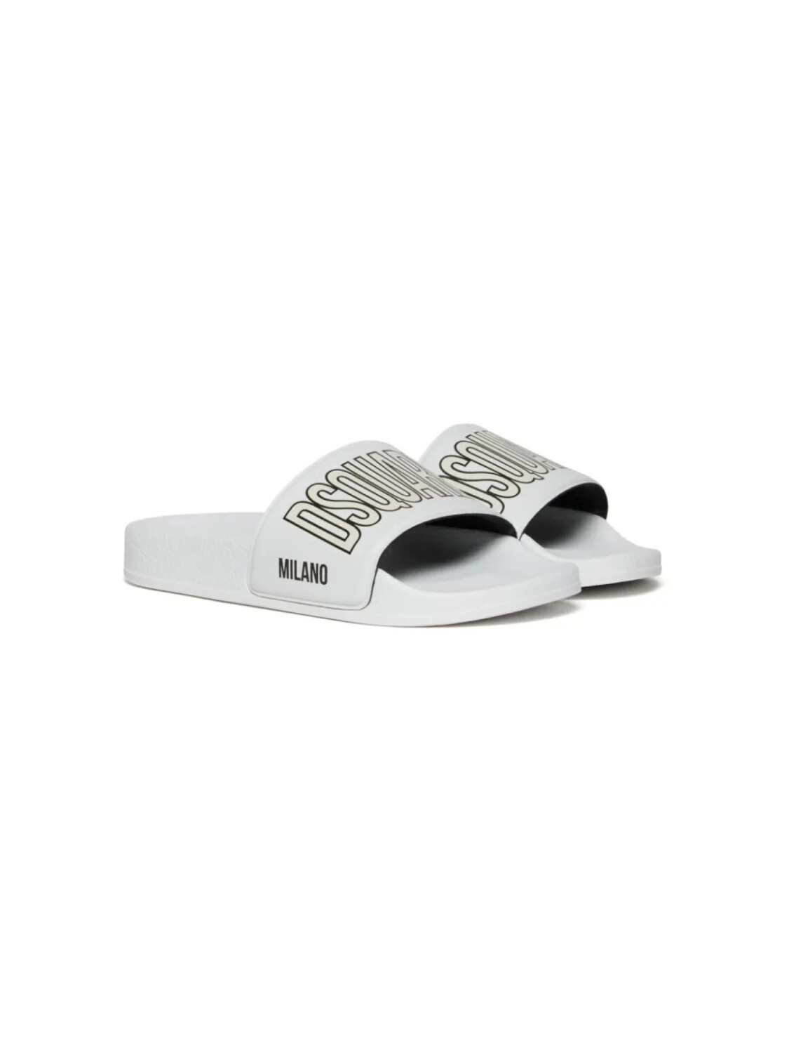 

DSQUARED2 KIDS шлепанцы с логотипом, белый