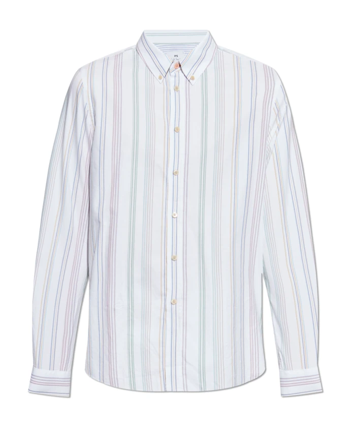 

Рубашка с полосатым узором Ps By Paul Smith, белый