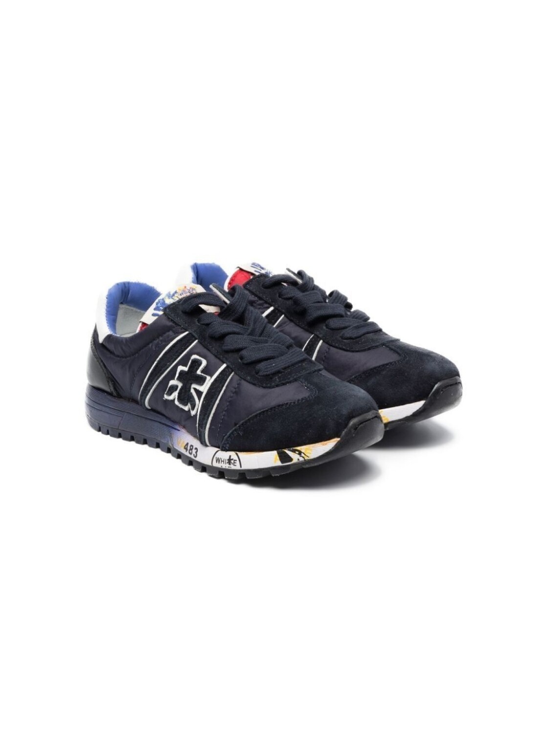 

Premiata Kids кроссовки Lucy на шнуровке, синий