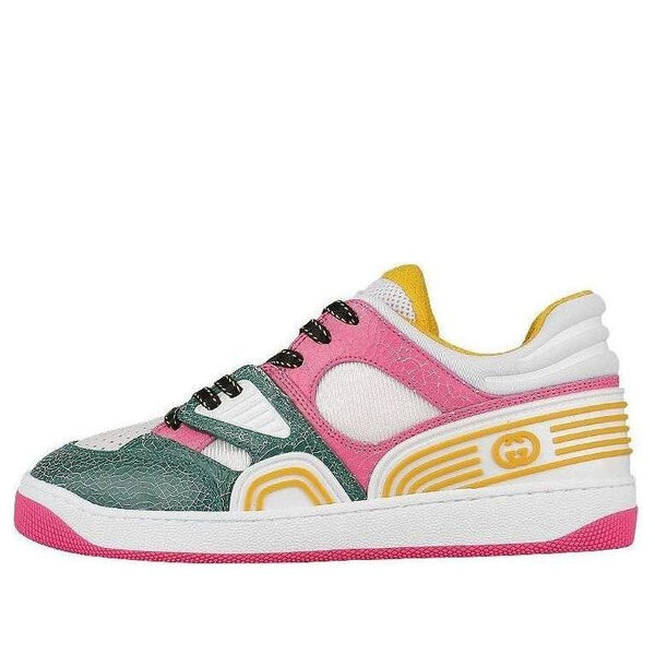 Кроссовки basket 'pink green white' Gucci, белый