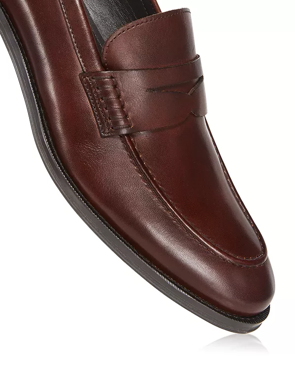 Мужские лоферы без шнурков - эксклюзив The Men'S Store At Bloomingdale'S, коричневый — фото 4