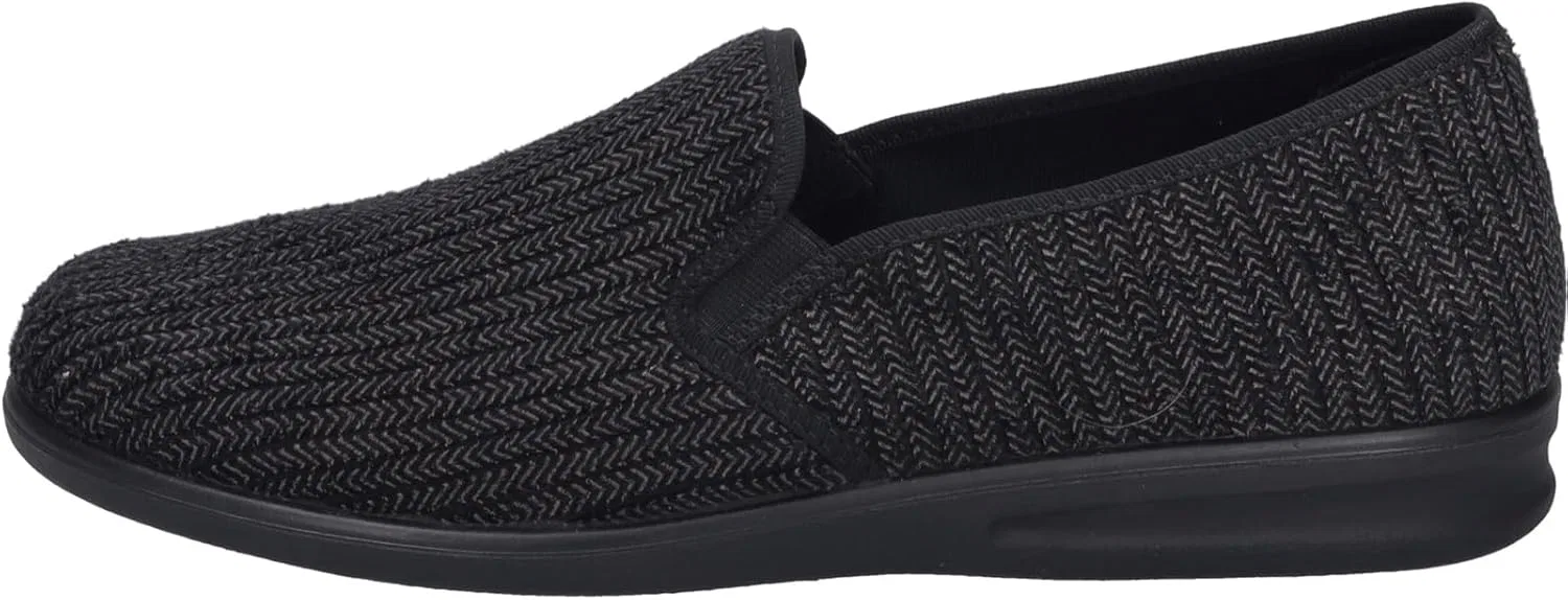Мужские домашние тапочки Josef Seibel Belfort 122, ширина G (стандартная), Black — фото 2
