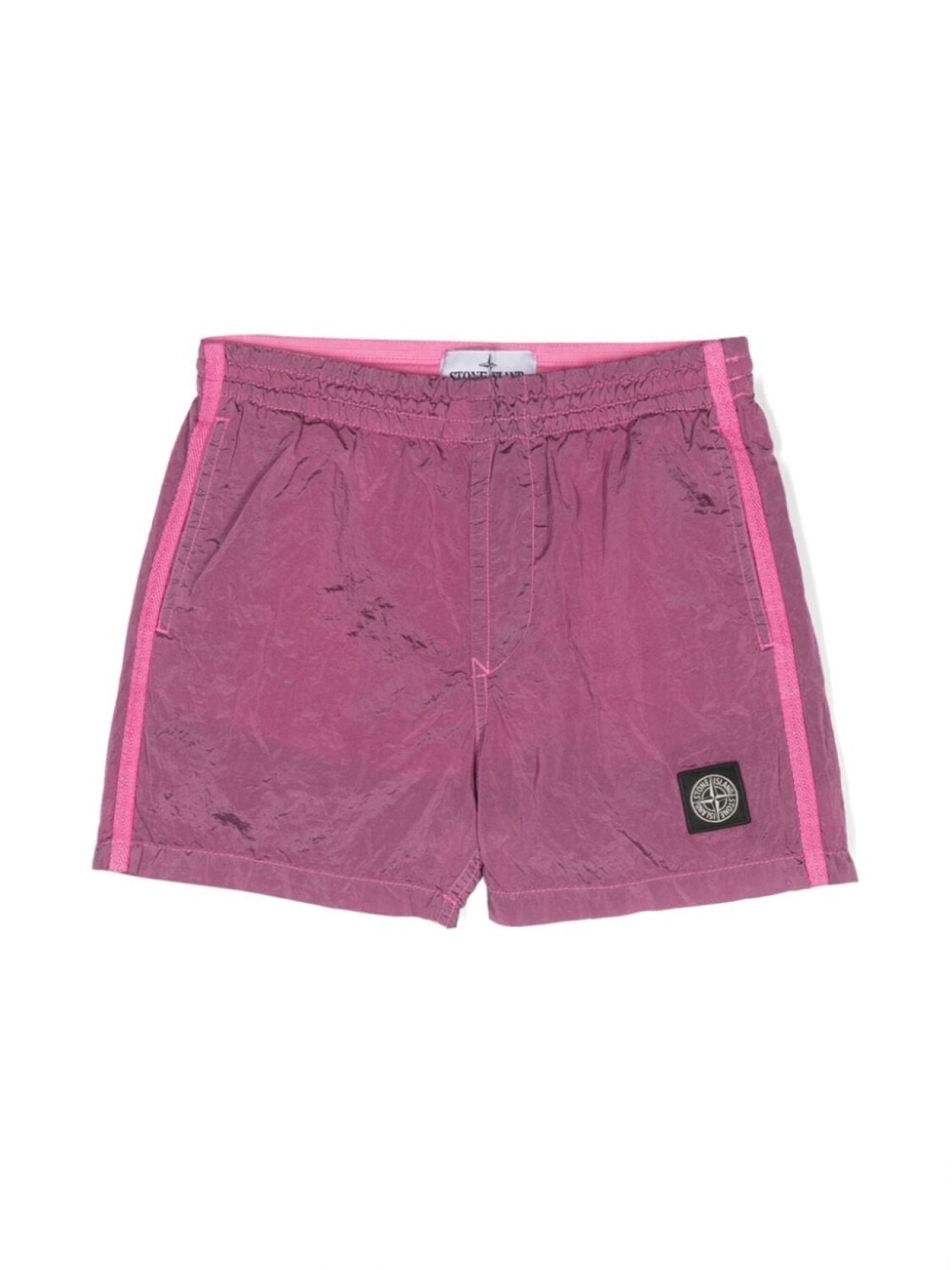

Плавки-шорты Stone Island Junior с мотивом «Компас», розовый