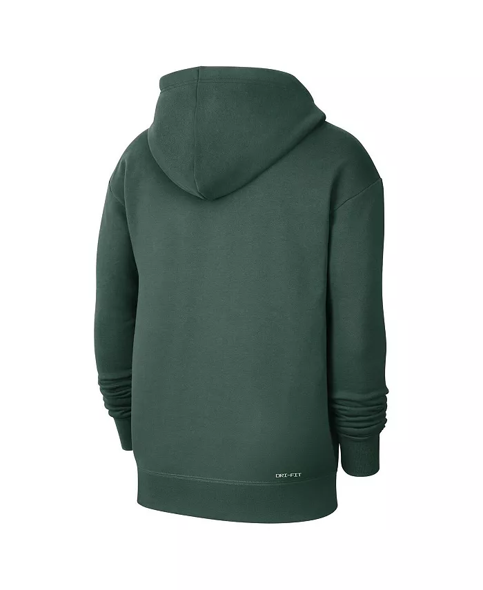 Мужская толстовка с капюшоном Milwaukee Bucks Courtside Standard Issue Premium Performance цвета хаки Nike — фото 3