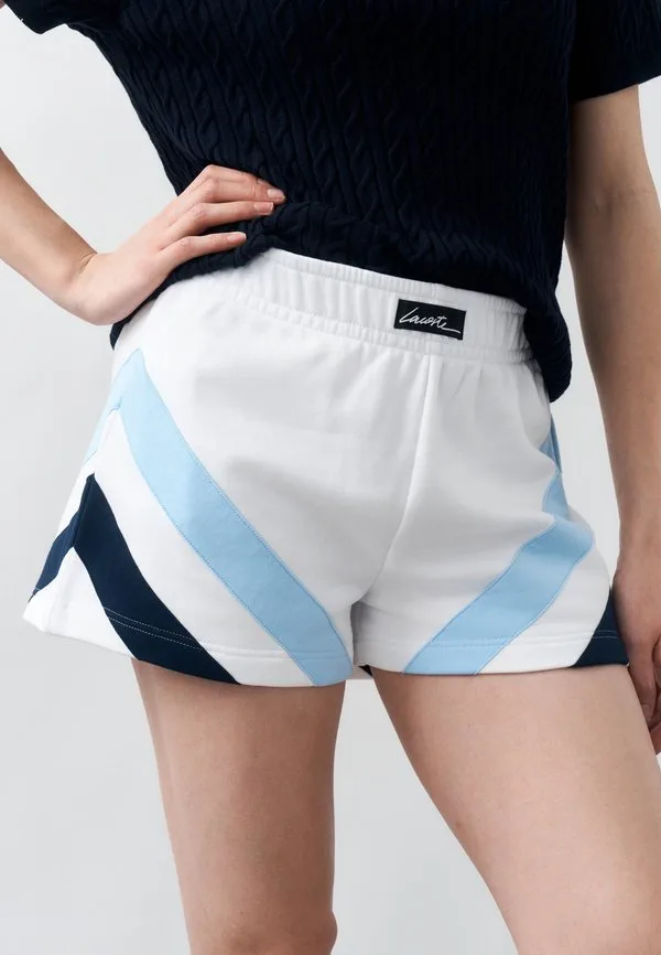 Шорты Lacoste Blanc, Классические хлопковые шорты, Белые