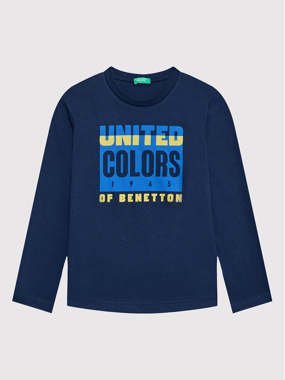 

Блуза стандартного кроя United Colors Of Benetton, синий