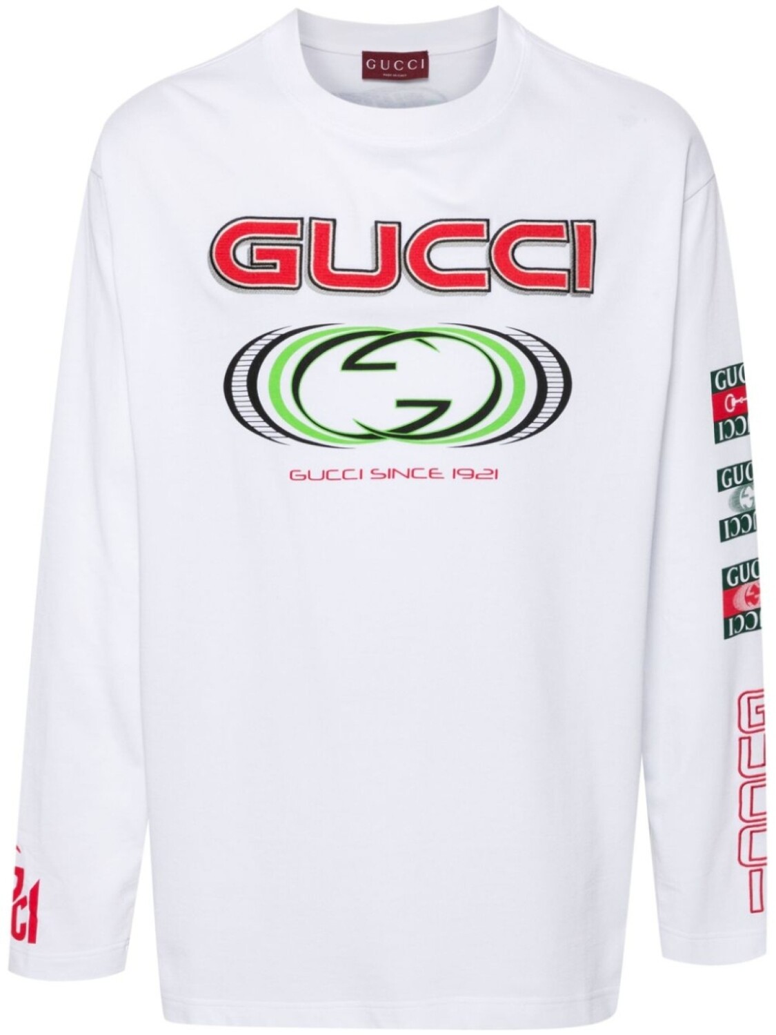 

Gucci футболка с логотипом, белый