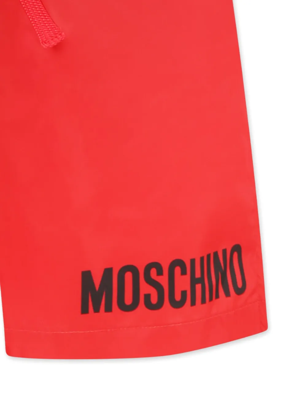 Плавки-шорты с логотипом Moschino Kids, красный — фото 3