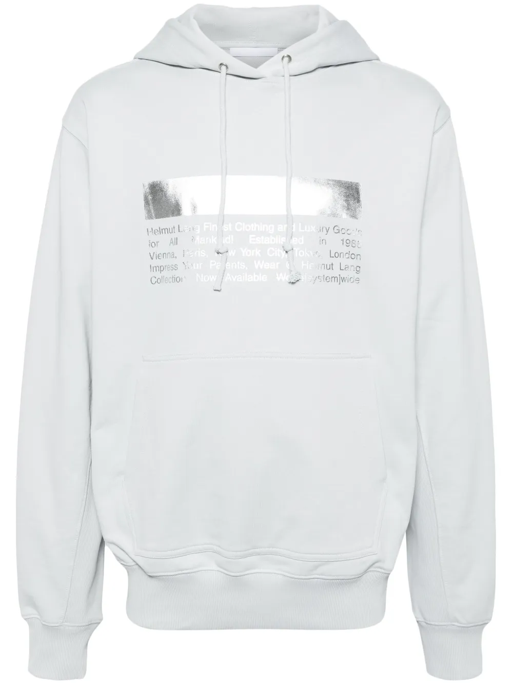

Худи с логотипом Helmut Lang, синий