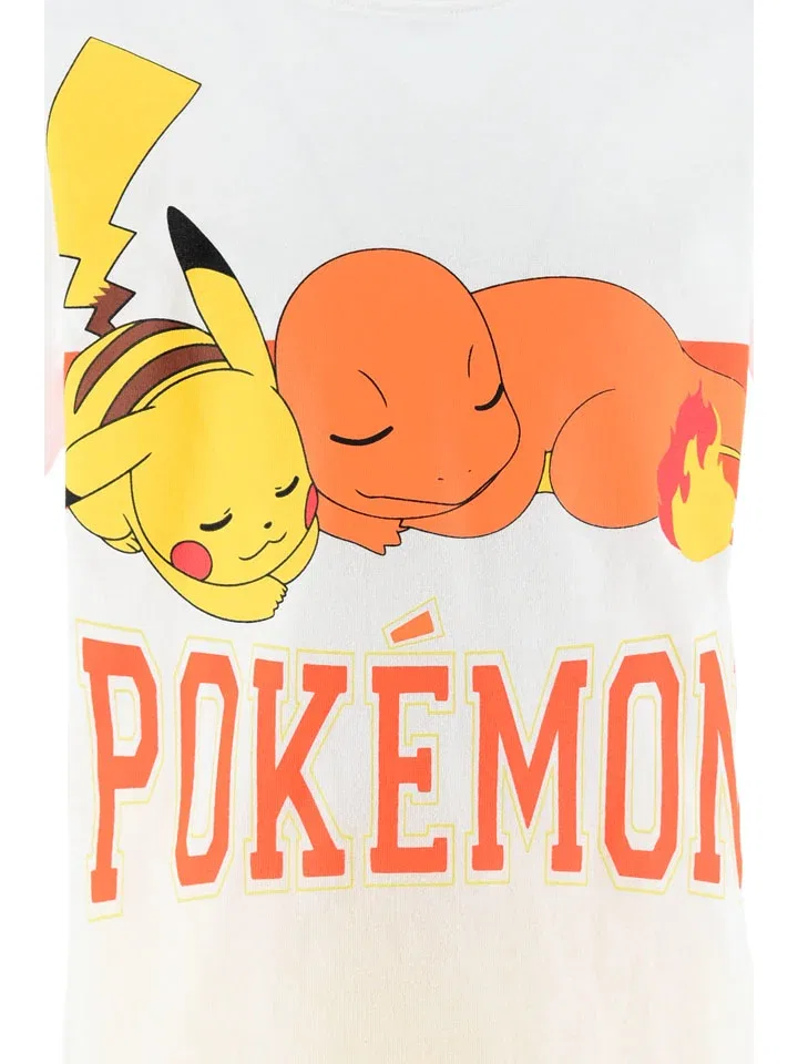 Пижама с принтом Pokémon, белый/желтый — фото 3