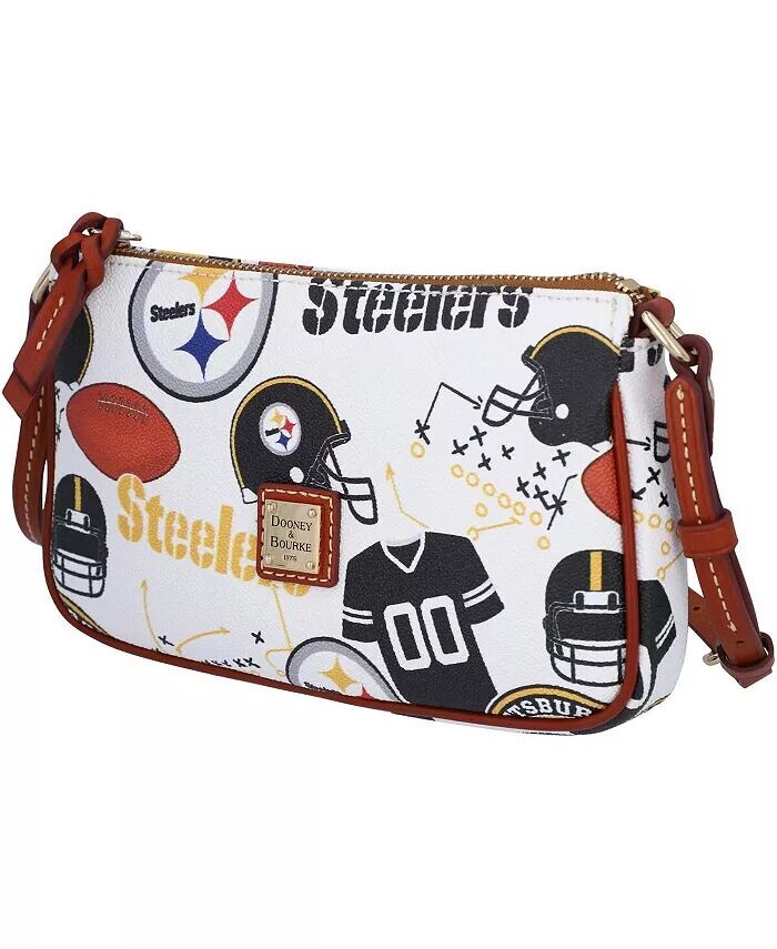 

Женская сумка через плечо Pittsburgh Steelers Gameday Lexi с небольшим футляром для монет Dooney & Bourke