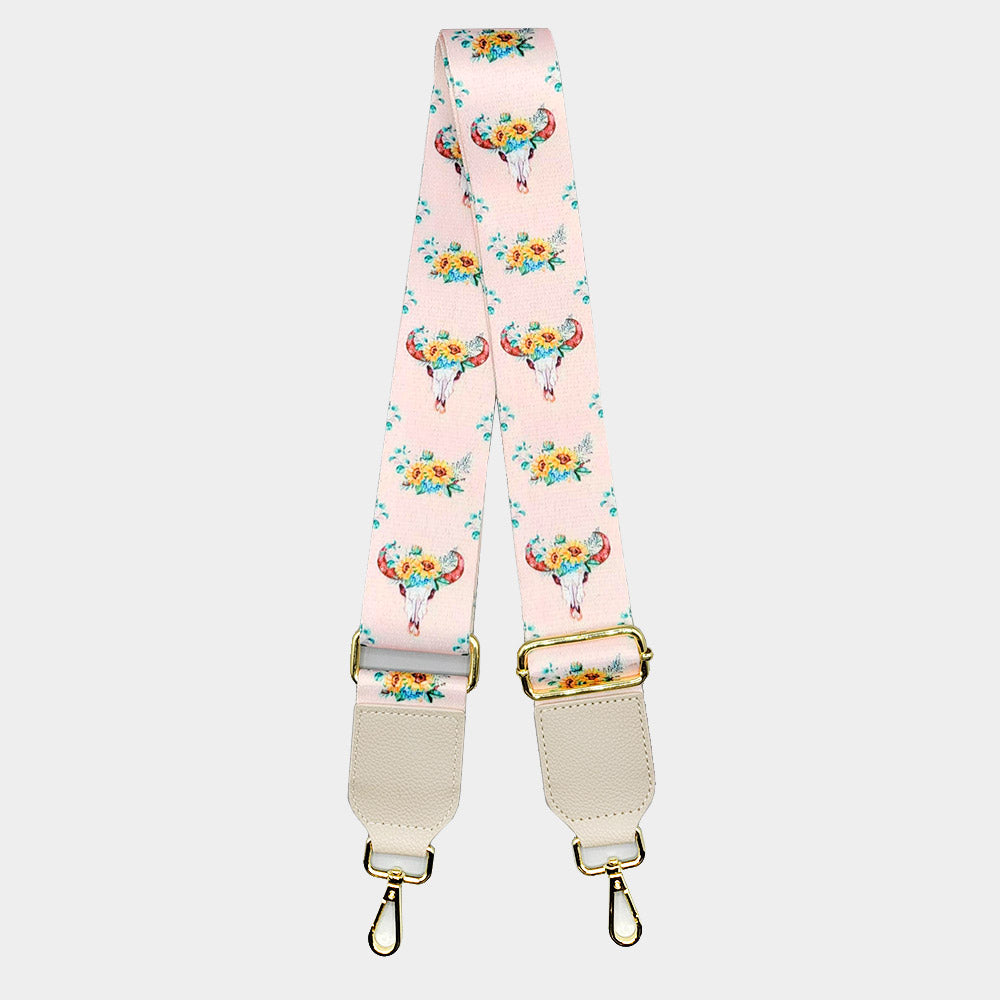 

Сумка с ремешком в виде головы быка FASHNZFAB, слоновая кость