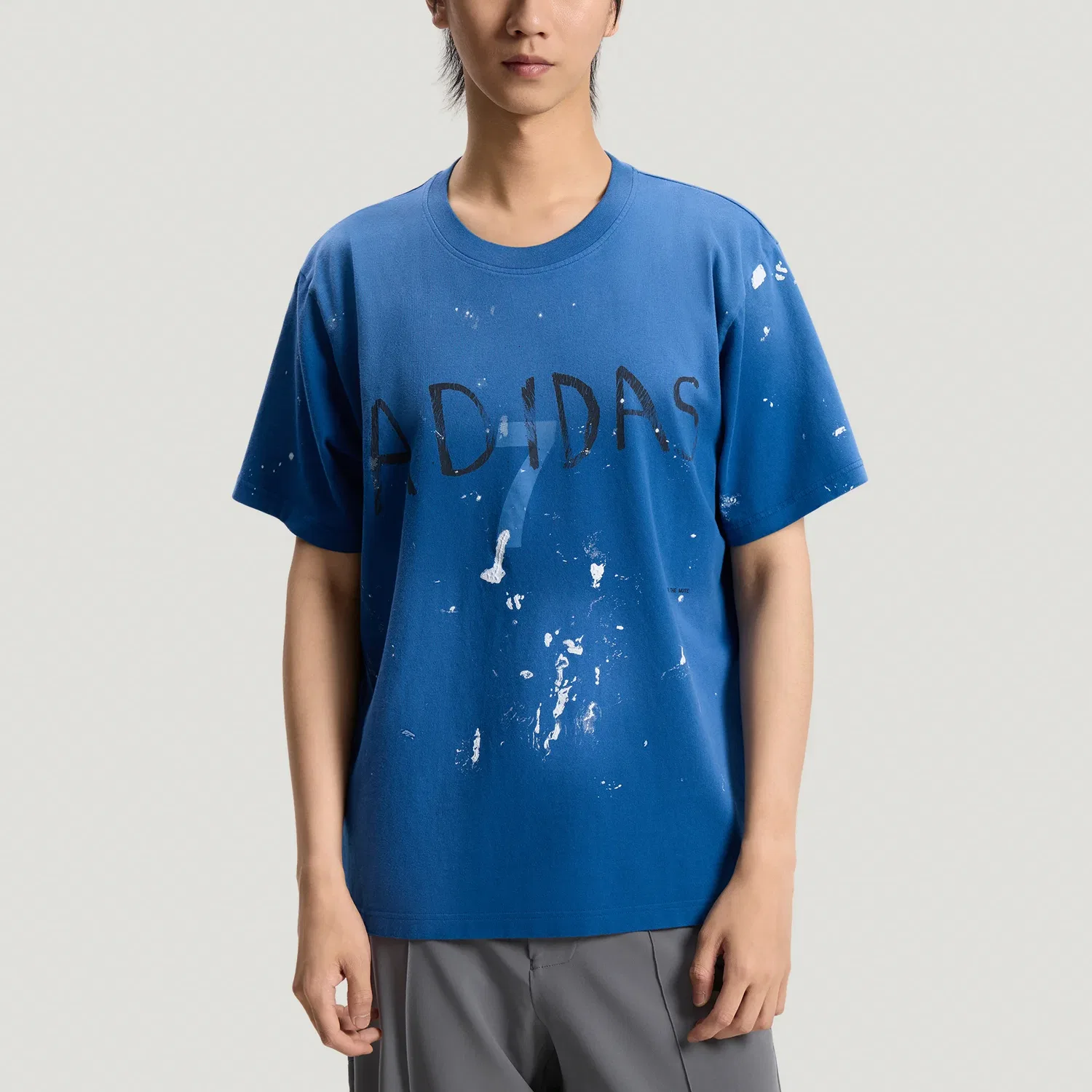 Футболка SFTM 007 Adidas Originals Mixed Asphalt Blue — фото 4