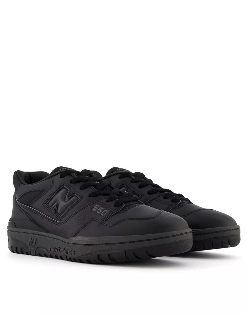 кроссовки New Balance 550 черного цвета — фото 4