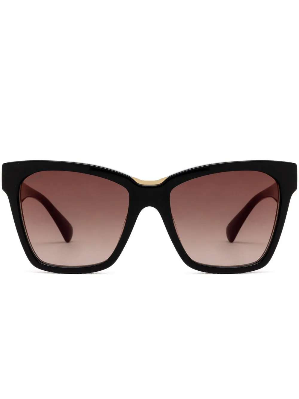 

Солнцезащитные очки в квадратной оправе Max Mara Eyewear, черный
