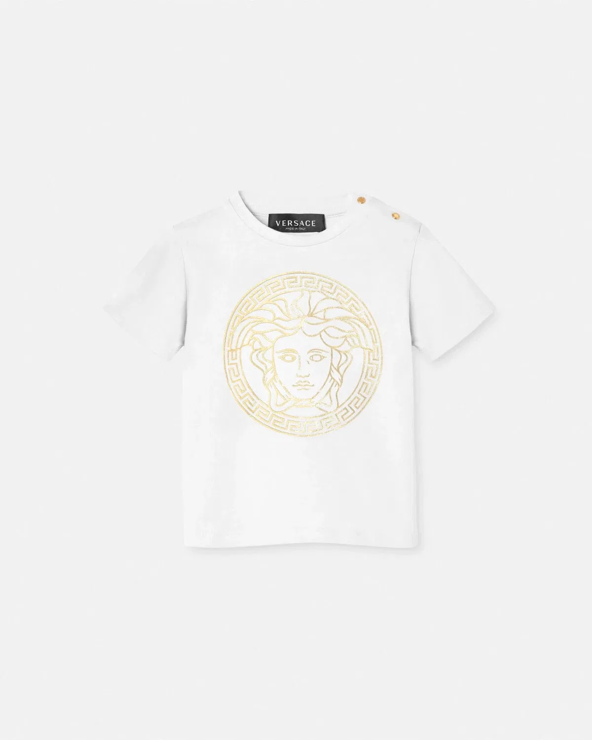 Детская футболка Medusa VERSACE, белый
